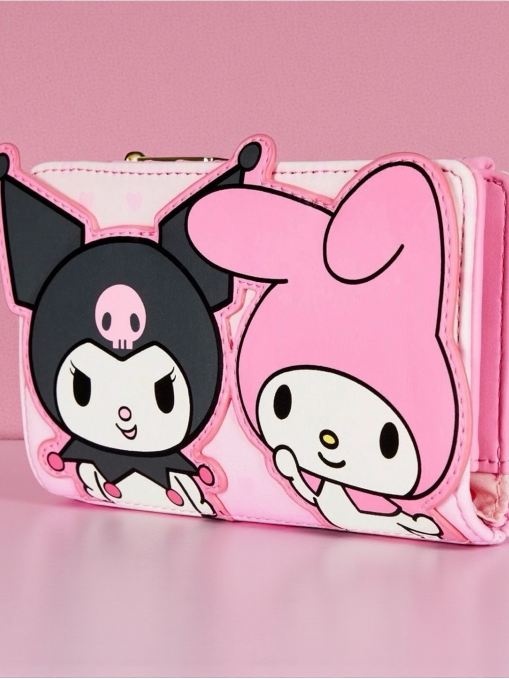 Loungefly Sanrio My Melody and Kuromi Flap Wallet NEW OFFICIAL SANRIO NWT - Picture 2 of 6